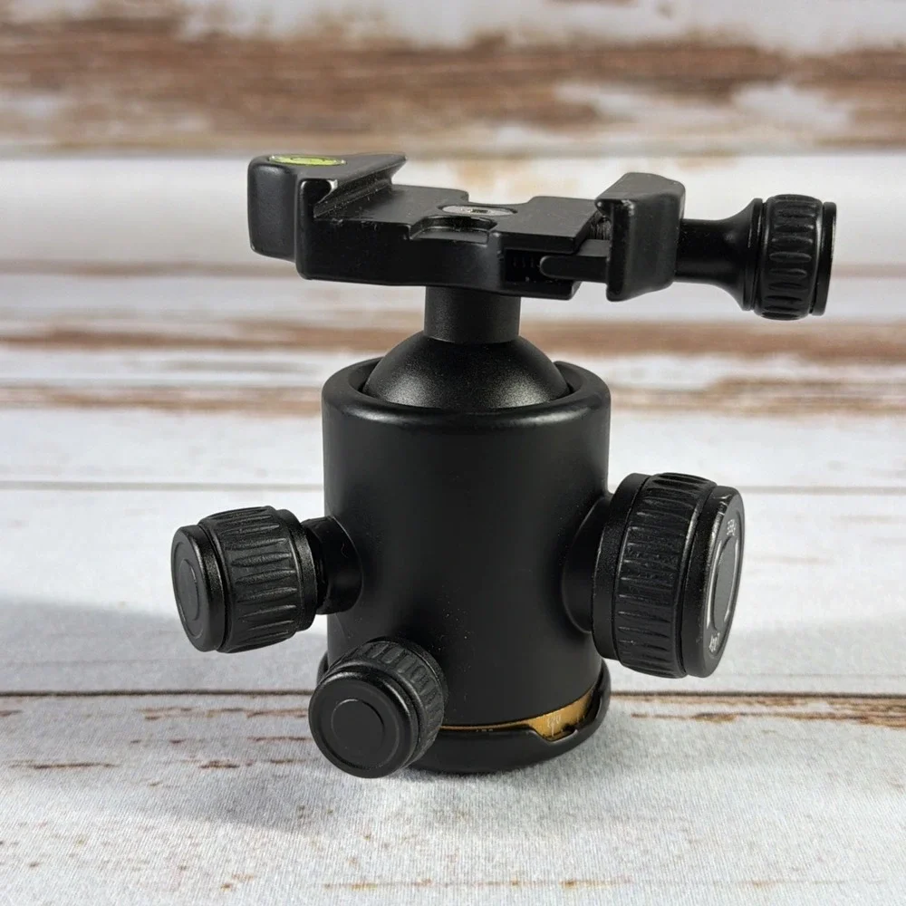 QZSD-03 Q03 Aluminum 360 Panoramic Swivel Camera Tripod Ball Head Mount Used